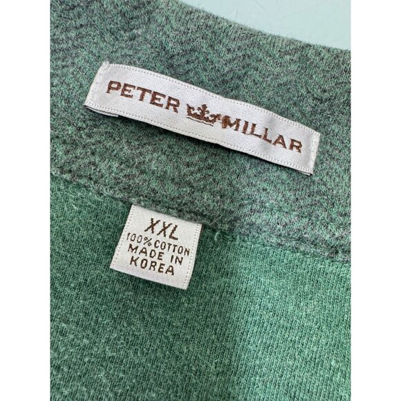 Peter Millar Sweater Mens XXL 2XL Chamois Cloth Texture Quarter 1/4 Zip Pullover - Picture 3 of 6
